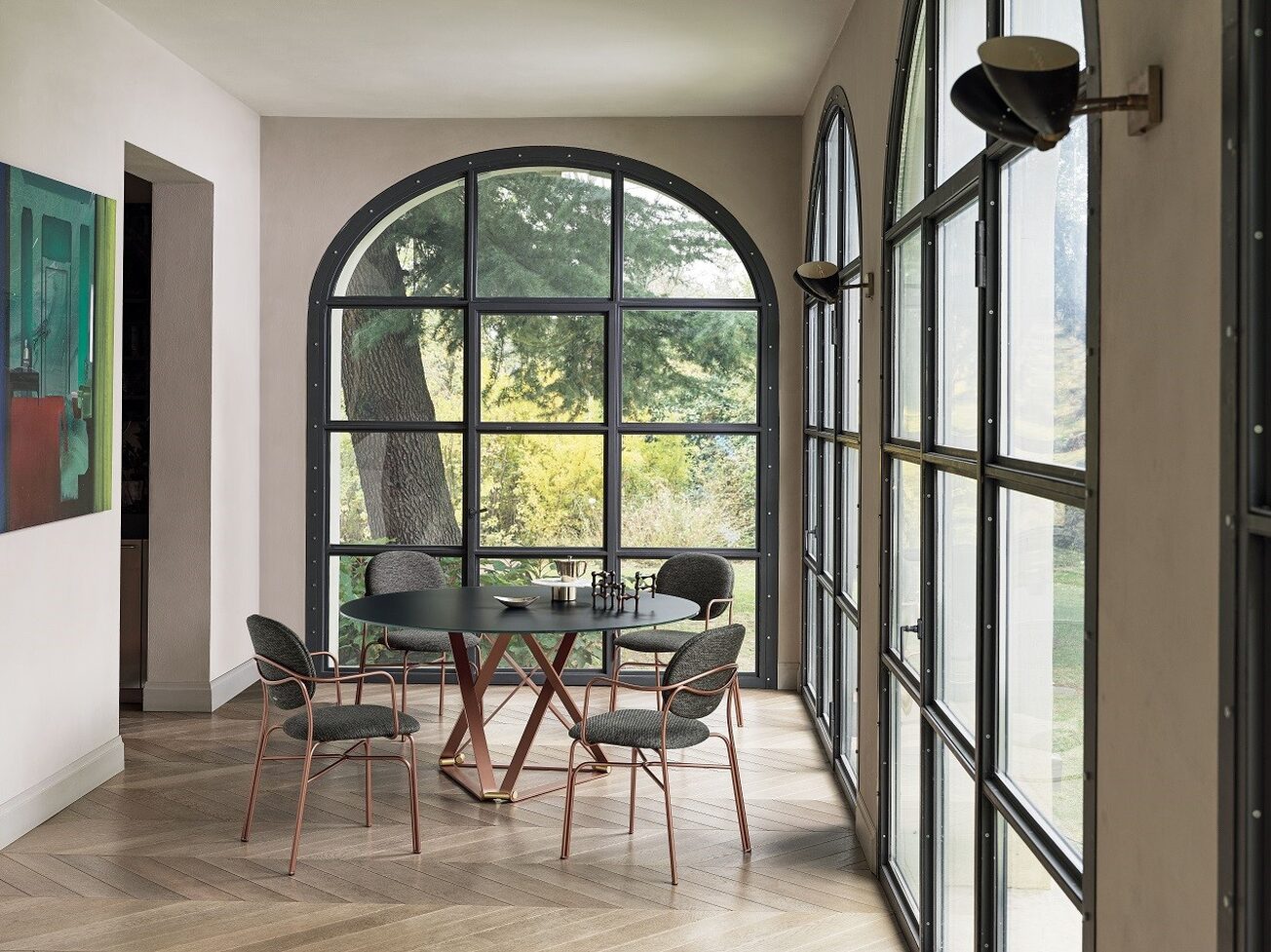 Delta Round table by Bontempi